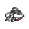 Linterna frontal de 3 led recargable
