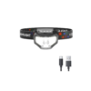 Linterna frontal recargable