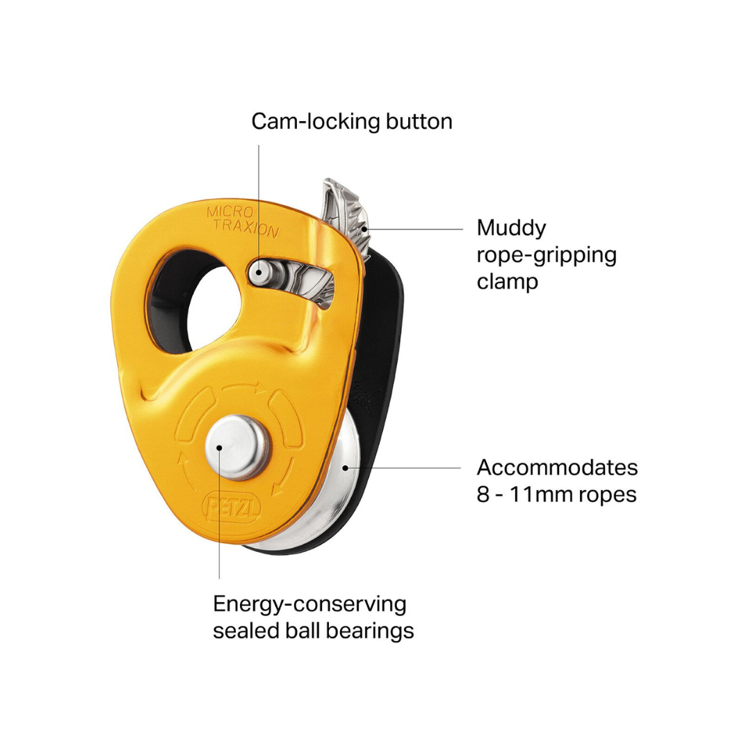 Polea con bloqueo Petzl Micro Traxion