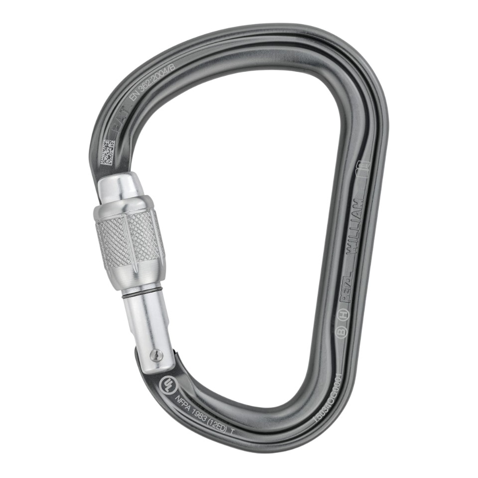 Mosquetón de seguridad Petzl William