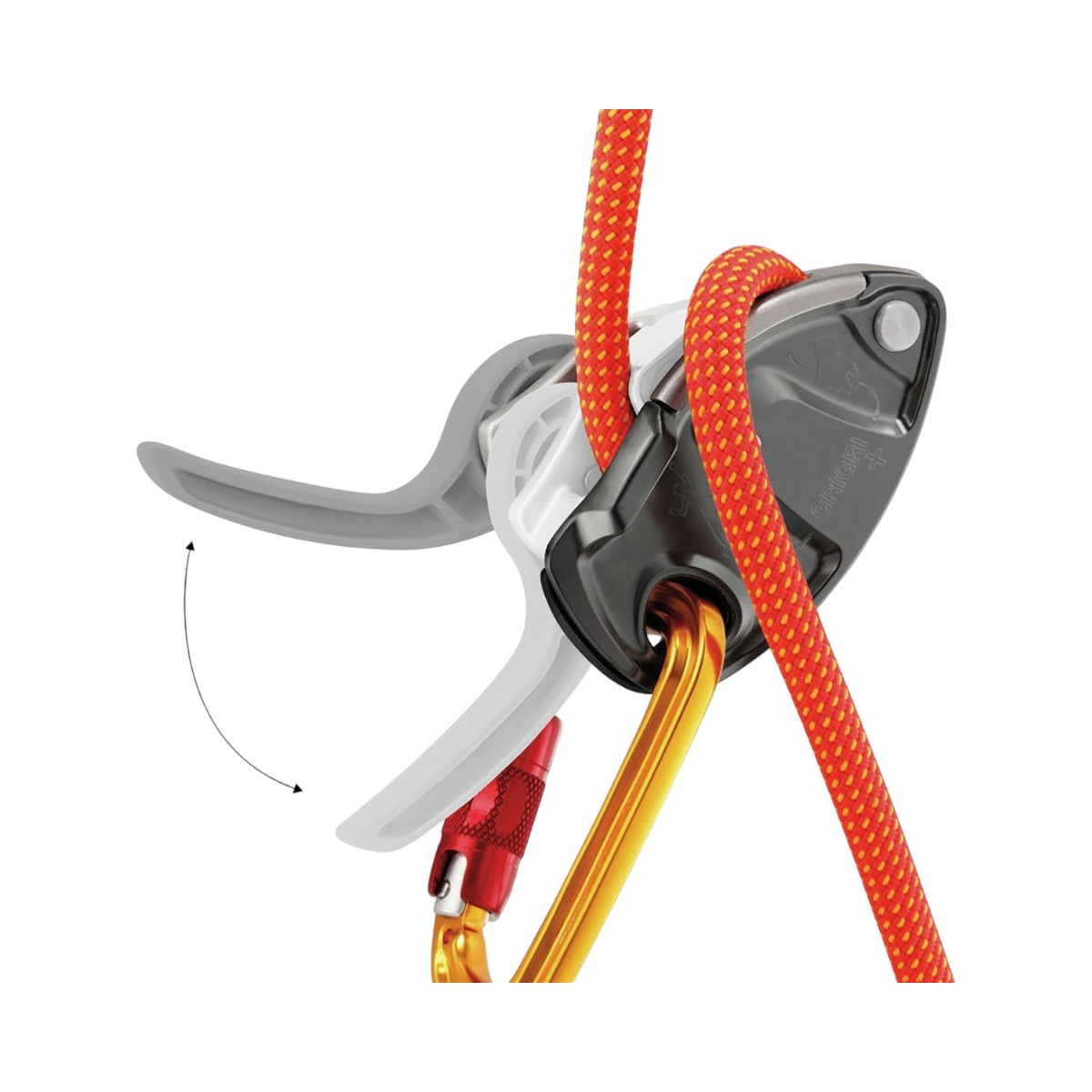 Asegurador con bloqueo asistido Petzl Grigri +