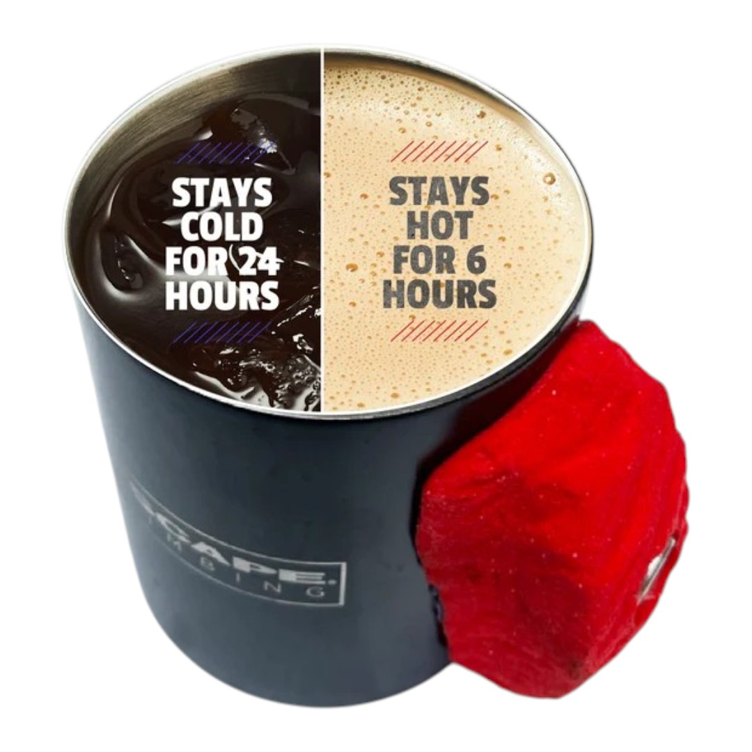 Taza térmica Escape Crimp con presa de escalada