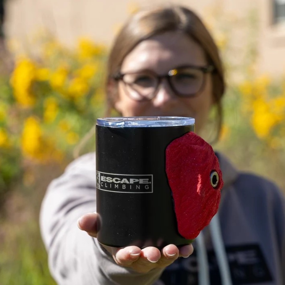 Taza térmica Escape Crimp con presa de escalada