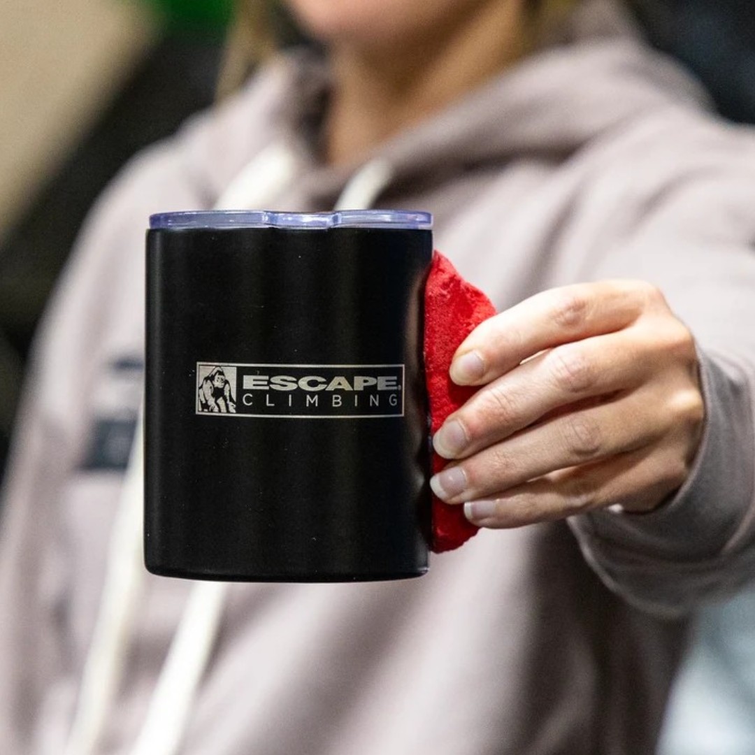 Taza térmica Escape Crimp con presa de escalada